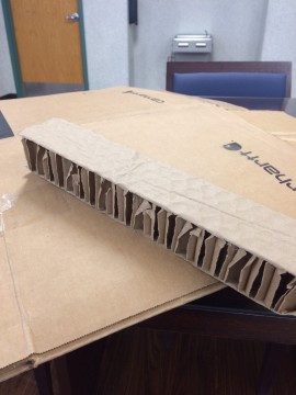 picture of oversized cardboard